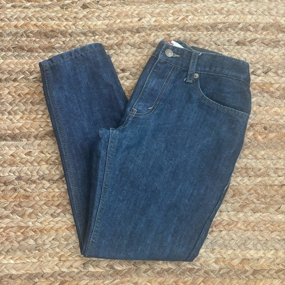 Boys Levi’s 511 Slim Size 10 Husky Dark Wash Jeans - Picture 1 of 6